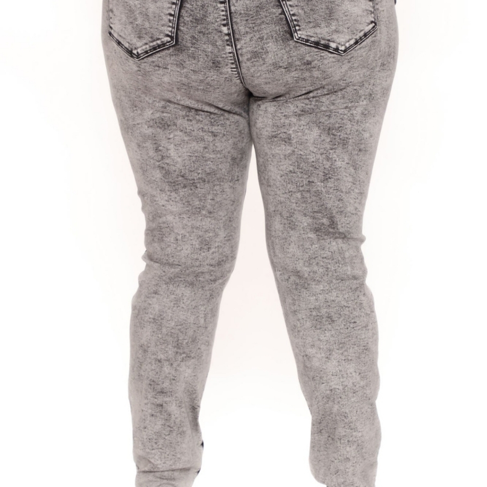 Dakota Grey Wash Skinny Jeans - Picture 5 of 8